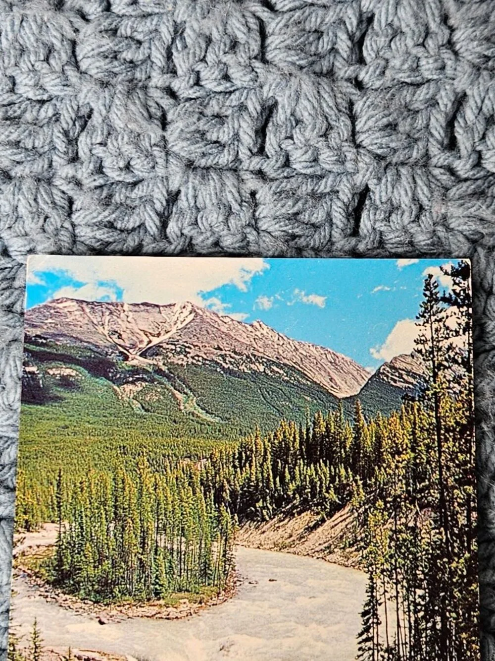 Sunwapta Falls Jasper-Banff Highway Alberta Canada Postcard